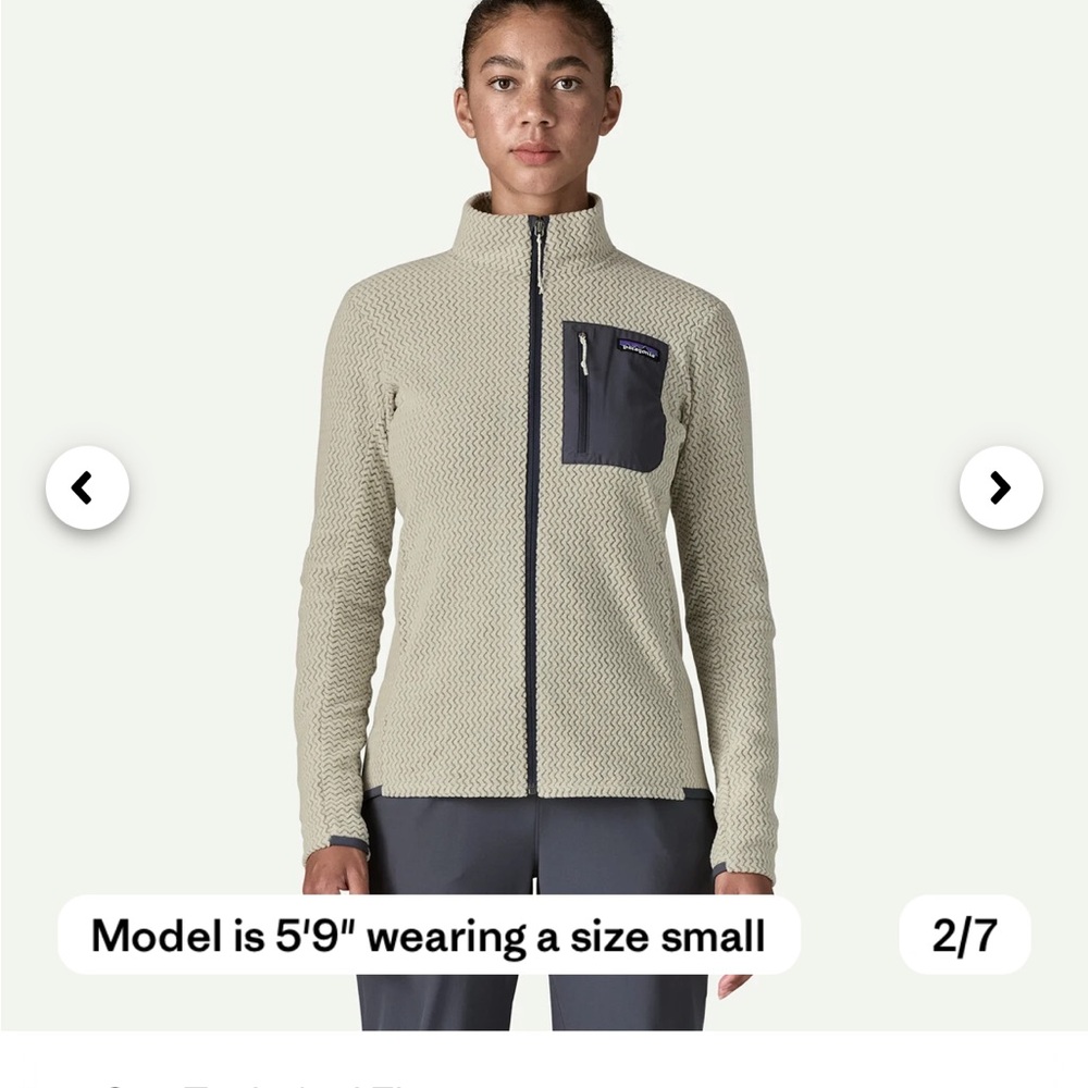Patagonia Women's Utility Jacket in Tan with Gray Accent